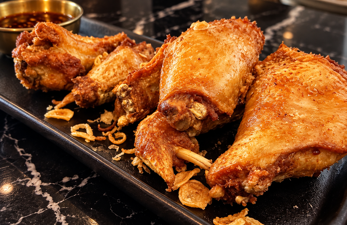 Crispy Thai chicken wings